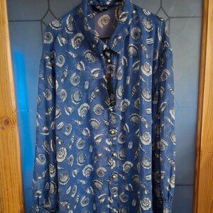 Love Mark heyes shell pattern shirt bnwt size 18